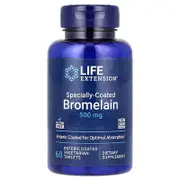 Life Extension, Specially-Coated Bromelain, 60 Enteric Coated Vegetarian Tablets