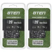Chainsaw Chain 20 Inch .050 .325 81DL for Stihl MS 039 036 032 031 390 2-Pack