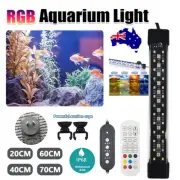 Aquarium Light Waterproof 24/7 Timer Full Spectrum RGB Fish Tank Bar Auto On Off