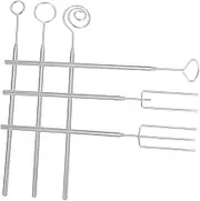 1Set Stainless Steel Chocolate Dipping Tool Fondue Forks for Desserts for Cake Balls Fruits Nuts Easy to Clean for Catering Buffets