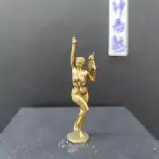 Pure Copper Sexy Long Braids Armed Three-point Beauty Ornament Model