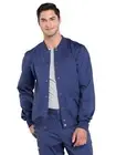 Cherokee Men Scrubs Jacket Workwear Core Stretch Snap Front Plus Size WW330,