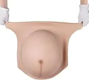 [Oppaionaho] Fake Pregnant Belly for 3 to 9 Months, Silicone Fake Pregnancy Belly Of Twins Bump Cosplay Party