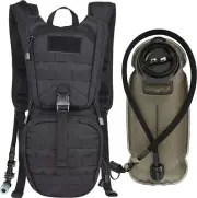 New Tactical Molle Hydration Pack Backpack with 3L TPU Water Bladder, Milita...