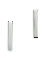 Bloomingdale's Fine Collection Bar Stud Earrings in 14K White Gold