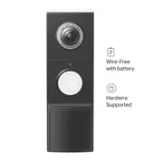TP-LINK 2K 5MP Wired or Wireless Video Doorbell w/Chime