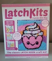 Latch Kits Cupcake Mini Rug Latch Hook Craft Kit 12in X 11in