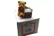 Cherished Teddies ABC Block Collection - Letter "W" figurine