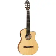 Tanglewood TWEMDC1 Enredo Madera Thinline Classical Cutaway Electric Guitar