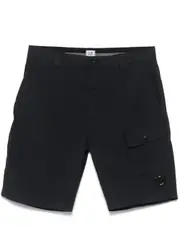 [C.P. Company] Lens-detail cargo shorts 50 Blue