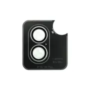 iPhone 16 Rear Camera Lens Protector: Anti-Fingerprint Coating, Best Quality, Compatible with Wide Camera Cutout Cases - silver