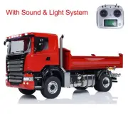 1/14 RC Hydraulic 4x4 Metal 3 Speed Dumper Truck Tipper W/ Sound Light