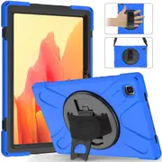 MCC Heavy Duty Strap Samsung Galaxy Tab A7 10.4" T500 T505 Kids Case Cover [Blue]