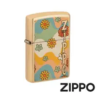 在飛比找momo購物網優惠-【Zippo】ZIPPO花朵防風打火機(美國防風打火機)