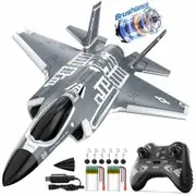 F35 4 Channel Brushless RC Plane,Remote Control Airplane Ducted Fans Fighter Jet,2.4GHz 6-axis Gyro Stabilizer RTF Hobby Glider Aircraft Plane