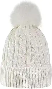 [iDopick] Winter Knit Beanie Hat for Men Women, Wool Knit Hat Soft Warm Beanie Cap Breathability & Elasticity Snow Cap Hat