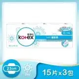 在飛比找遠傳friDay購物優惠-Kotex 靠得住Super超吸洞日用(23cm)15片x3