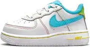 [Nike] Toddler's Force 1 LV8 White/Baltic Blue-Action Green (FJ4811 100)