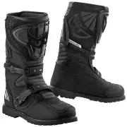 All Terrain Adventure Black Waterproof Motorcycle Boots
