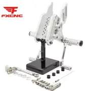 For GSX250R GSXR250 All Years Front Rearsets Foot Peg Mount Footrest Peg Silver