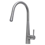 Fienza Isabella Deluxe Pull Out Gooseneck Kitchen Sink Mixer B/ Nickel 213116BN