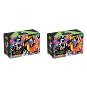 2x 100pc Mudpuppy Glow Jigsaw Puzzle 46x30.5cm Educational Fun Game Dragons 5+