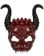 Red Devil Horned Costume Mask