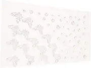 ELAYARD 1Sheet Glitter Face Gems Stickers Rhinestone Body Jewels for Eye Makeup Nail Art Festival Decoration Easy Application Long Lasting Sparkle for Unique Style