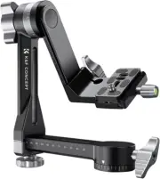 Upgraded Gimbal Tripod Head, Exclusive Lubricant, All-Cnc Aluminum Alloy Gimbal