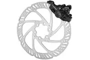 Disc Brake rotor and caliper, mechanical, W/Tektro logo, TR180-24, Stainless