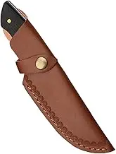 Leather Belt Knives Sheath,Compact Draw Knives Carrier | Sheath with Snap Closure Folding Knives Holster for Pocket Knives with Belt Loop