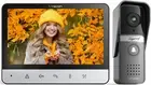 TMEZON Wired Video Intercom System, 7 Inches Video Doorbell Camera with Monitor