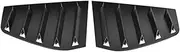 Compatible for GTI R Mk6 2009 2010 2011 2012 2013 Pair Car Styling Rear Side Vent Window Scoop Louver Cover Trim Car Modification(Matt Black)