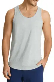 Mens Bonds Besties Tank Athletic Cotton Singlet Top Grey Aygyi Small 14/90Cms