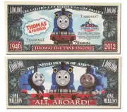 3 x Thomas & Friends Novelty Bank Note