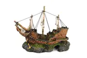 Kazoo Galleon with Sails Medium Fish Tank Ornament