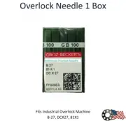 1 Box Overlock Sewing Needle B27 DCx27 Groz-Beckert