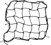 HEALEEP Elastic Bungee Cargo Net for Motorcycle and Trolley Heavy Duty Cargo Netting with Hooks Storage Capacity for Camping Easy to Transport Secure Net Pockets