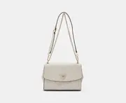 GUESS Cresidia Convertible Crossbody Bag - Bone