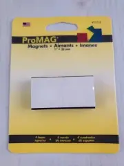 MAGNETS - ProMag Square Magnets W/ Foam Adhesive -1" 4pcs in pack