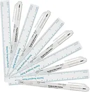SEWOART 5 Sets Pens for Tattooing Dual Tip Brow Mapping Tools with Rulers Makeup Positioning Pens for and Precision Marking
