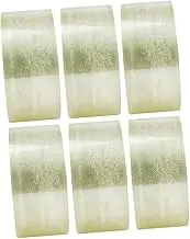 STOBOK 6 Pack Strong Adhesive Tape Wide Application Tape Sealing Tape Packing Tape for Office School Home Workshop