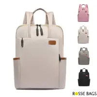 在飛比找momo購物網優惠-【Rosse Bags】防潑水戶外休閒實用牛津布旅行背包(現