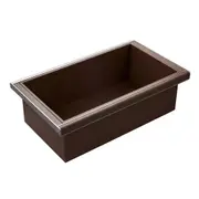 HIGOLD B Series Pull Out Wardrobe Basket - Deep - Fits 900mm Cabinet - Natural Finish