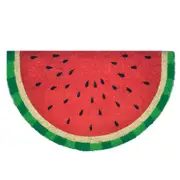 Solemate Latex Water Melon Mat Fair Trade Biodegradable 45x75cm Red & Green