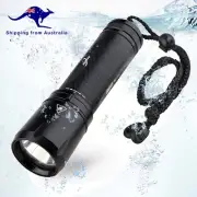 AULITE Diving Flashlight Rechargeable Waterproof IP68 1000 High Lumens Submarine