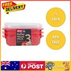 Decor Food Storage Containers 900mL (3 Pack)