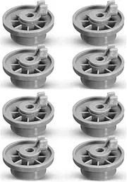 [BDHI] 8pcs 165314 Dishwasher Lower Rack Wheel Clips Replacement for Bosch Neff Siemens AP2802428 PS3439123 Replacement Part(Y84-8)
