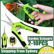 UP 10X Pruning Shears Plant Scissors Trim Trees Snips Branch Garden Secateurs AU
