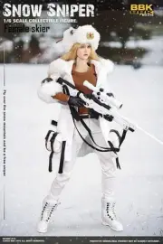 1/6 Female Skier Sniper Figure Bbk018